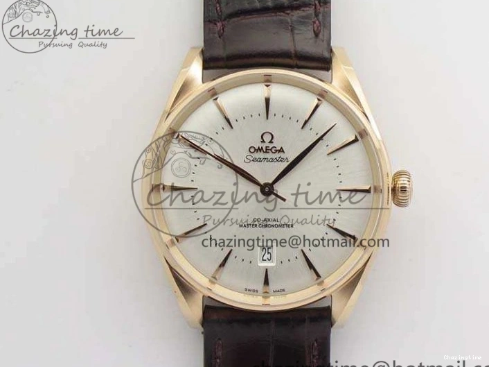 1219 Seamaster Edizione Venezia RG Best Edition White Dial On Leather Strap A Timeless 8127